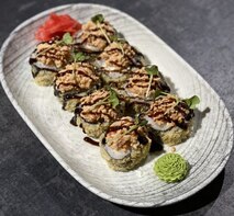 Кабуки с копченной курицей