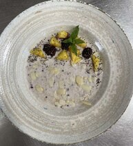 Овсяная каша с ананасом