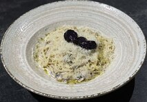 Спагетти с курицей и грибами