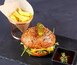Бургер с томленным мясом0